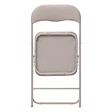 5 FIVE SIMPLY SMART - Chaise pliante beige en PVC - vignette