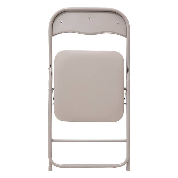 5 FIVE SIMPLY SMART - Chaise pliante beige en PVC - large