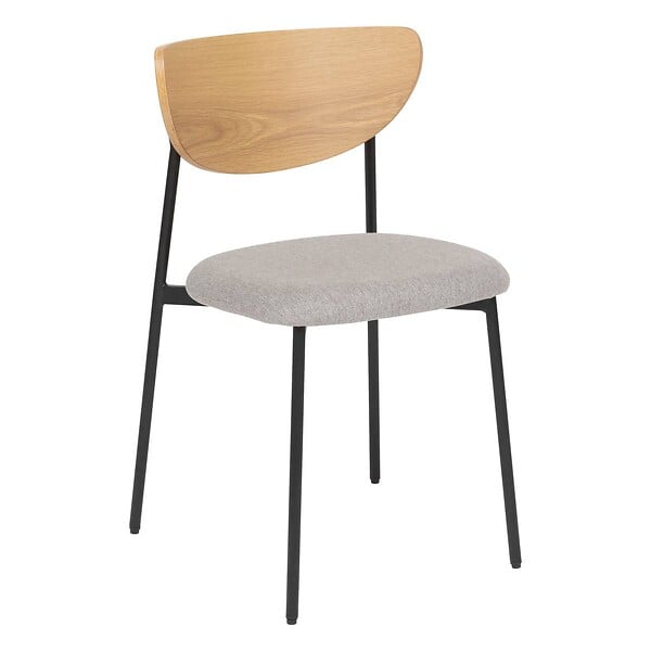ATMOSPHERA - Lot de 2 Chaises "Jaisa" gris - large