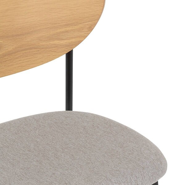 ATMOSPHERA - Lot de 2 Chaises "Jaisa" gris - large