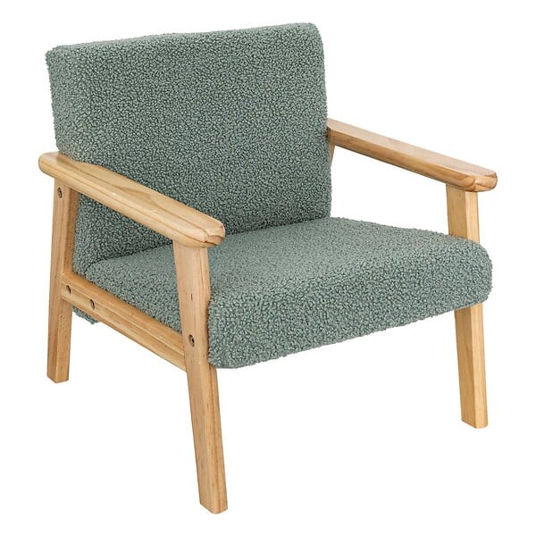 ATMOSPHERA - Fauteuil enfant Basile vert céladon - large