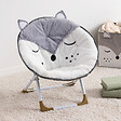ATMOSPHERA - Fauteuil pliant renard 40x23cm blanc - vignette