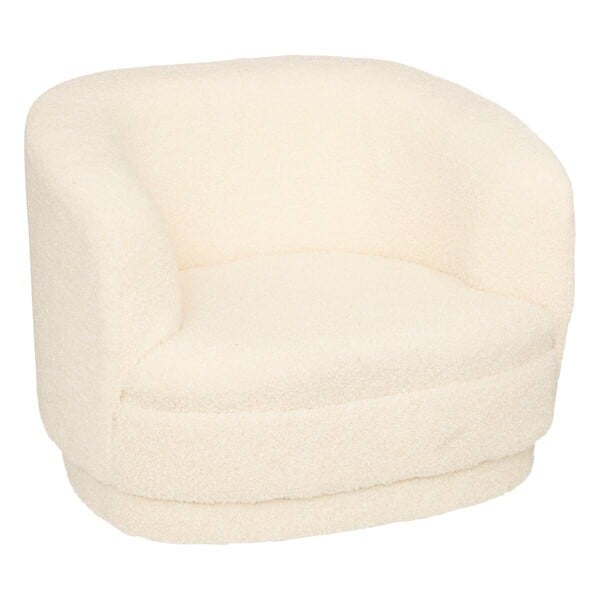 ATMOSPHERA - Fauteuil enfant bouclette blanc - large
