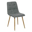 ATMOSPHERA - Chaise Sirac en Tissu Vert Tilleul L45xP55xH84 cm - vignette