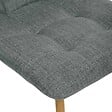 ATMOSPHERA - Chaise Sirac en Tissu Vert Tilleul L45xP55xH84 cm - vignette