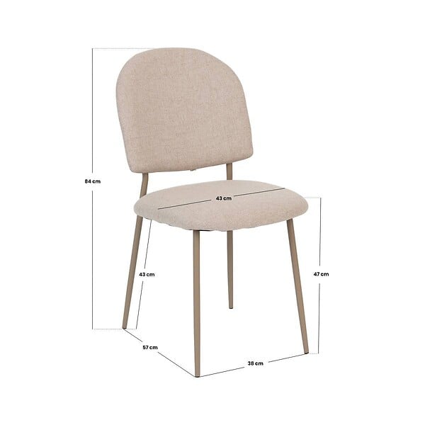ATMOSPHERA - Chaise Kamili beige - large