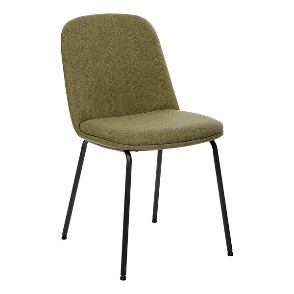 ATMOSPHERA - Chaise Neora en Tissu Vert Cèdre L58xl46xH82 cm - large