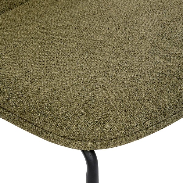 ATMOSPHERA - Chaise Neora en Tissu Vert Cèdre L58xl46xH82 cm - large