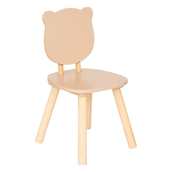 ATMOSPHERA - Chaises de table enfant Douceur beige L26xp26xH49cm - large