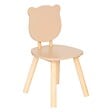 ATMOSPHERA - Chaises de table enfant Douceur beige L26xp26xH49cm - vignette