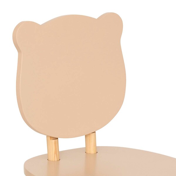 ATMOSPHERA - Chaises de table enfant Douceur beige L26xp26xH49cm - large