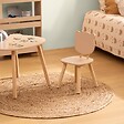 ATMOSPHERA - Chaises de table enfant Douceur beige L26xp26xH49cm - vignette