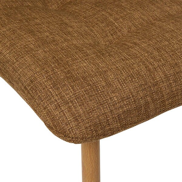 ATMOSPHERA - Chaise Sirac en Tissu Cannelle L45xP55xH84 cm - large