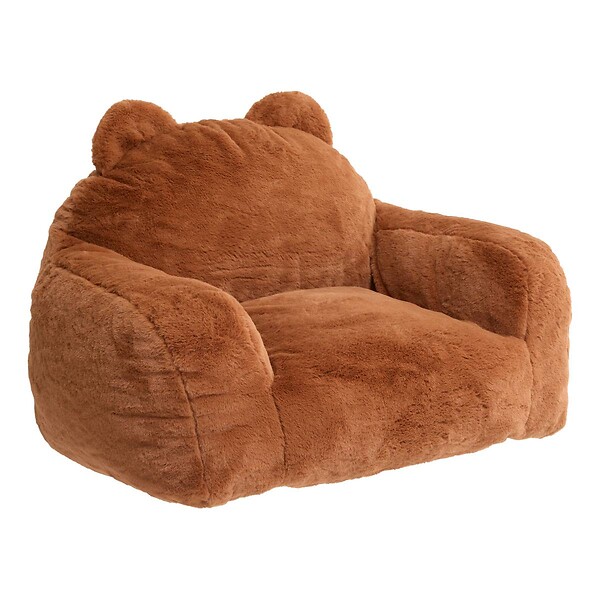 ATMOSPHERA - Fauteuil Compressé Muzi Mini Ourson Marron 60x52x65 cm - large