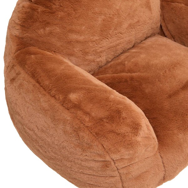 ATMOSPHERA - Fauteuil Compressé Muzi Mini Ourson Marron 60x52x65 cm - large