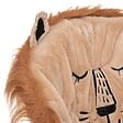 ATMOSPHERA - Fauteuil enfant pliant lion marron - vignette