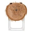 ATMOSPHERA - Fauteuil enfant pliant lion marron - vignette