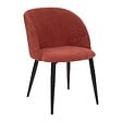 ATMOSPHERA - Fauteuil "Celeste" velours côtelé rose terracotta - vignette