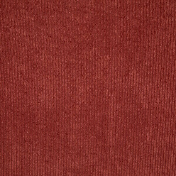 ATMOSPHERA - Fauteuil "Celeste" velours côtelé rose terracotta - large