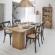 ATMOSPHERA - Chaise bistrot "Isak" hêtre noir - vignette