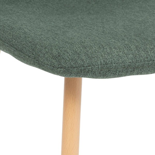 ATMOSPHERA - Chaise "Roka" vert cèdre - large