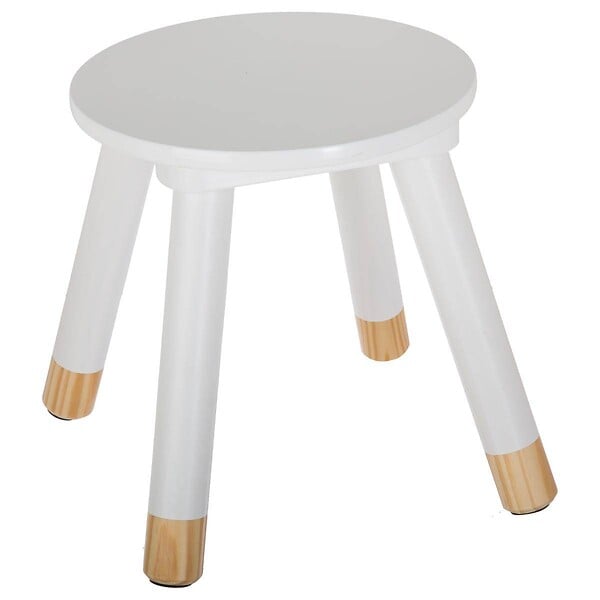 ATMOSPHERA - Tabouret enfant "Douceur" blanc - large