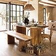 ATMOSPHERA - Chaise "Isak" chêne naturel beige - vignette