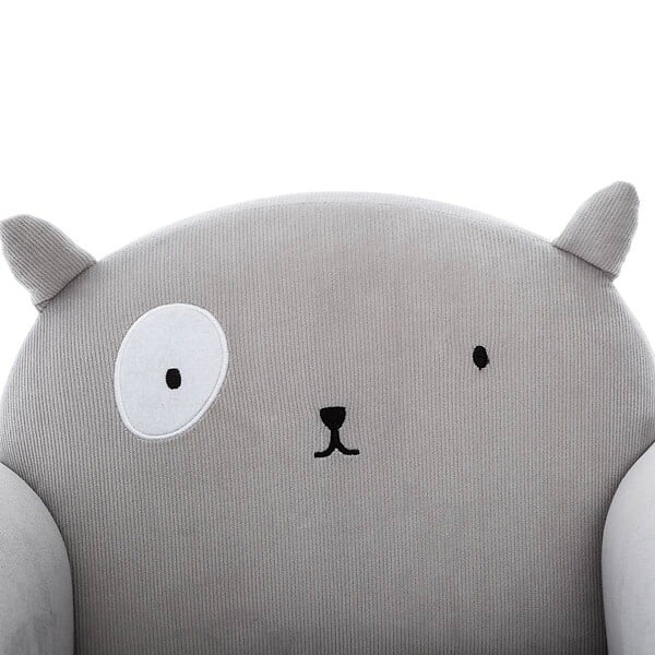 ATMOSPHERA - Fauteuil enfant chat gris - large