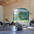ATMOSPHERA - Chaise "Slano" pieds métal noir velours noir - vignette