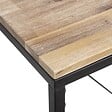 ATMOSPHERA - Table à manger bar "Edena" acacia métal L115cm - vignette