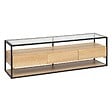 ATMOSPHERA - Meuble tv 3 tiroirs "Aldea" beige 160x50x40cm - vignette