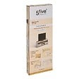 5 FIVE SIMPLY SMART - Meuble TV Roundy blanc ivoire et bois - vignette