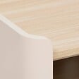 5 FIVE SIMPLY SMART - Meuble TV Roundy blanc ivoire et bois - vignette