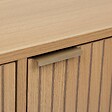 5 FIVE SIMPLY SMART - Buffet "Tasso" 3 portes L120cm effet bois naturel - vignette