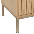 5 FIVE SIMPLY SMART - Buffet "Tasso" 3 portes L120cm effet bois naturel - vignette