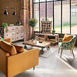 ATMOSPHERA - Meuble TV "Silas" manguier 58x140cm - vignette