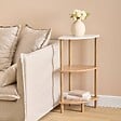 5 FIVE SIMPLY SMART - Etagère d'angle 3 niveaux Come 34x34x76,5cm - vignette