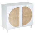 ATMOSPHERA - Buffet 2 portes "Cabras" 94x86cm blanc - vignette