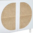 ATMOSPHERA - Buffet 2 portes "Cabras" 94x86cm blanc - vignette