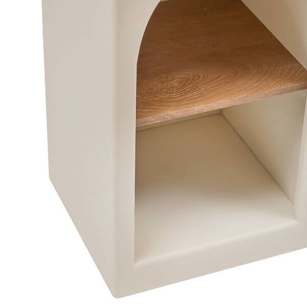 ATMOSPHERA - Buffet 2 portes 8 niveaux Sienna beige H85 - large