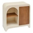 ATMOSPHERA - Buffet 1 porte 4 niveaux Sienna beige H85cm - vignette