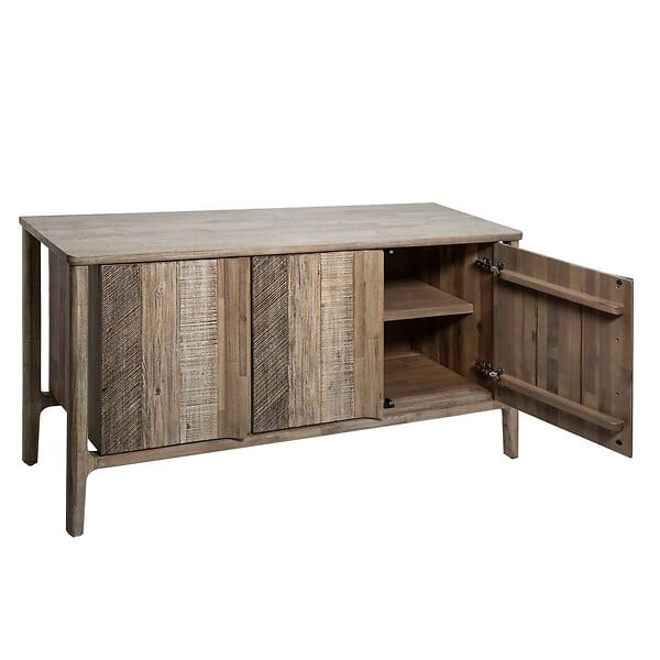 ATMOSPHERA - Buffet 3 portes "Banila" acacia 160x80cm - large