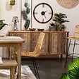 ATMOSPHERA - Buffet 3 portes "Banila" acacia 160x80cm - vignette
