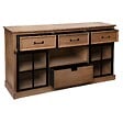 ATMOSPHERA - Buffet 2 portes "Danik" bois naturel 160x85cm - vignette
