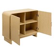 ATMOSPHERA - Buffet 2 portes 2 étagères Lee beige 100x40cm - vignette