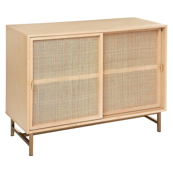 ATMOSPHERA - Buffet 2 portes "Rayo" cannage rotin 100x79cm - large