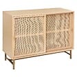 ATMOSPHERA - Buffet 2 portes "Rayo" cannage rotin 100x79cm - vignette