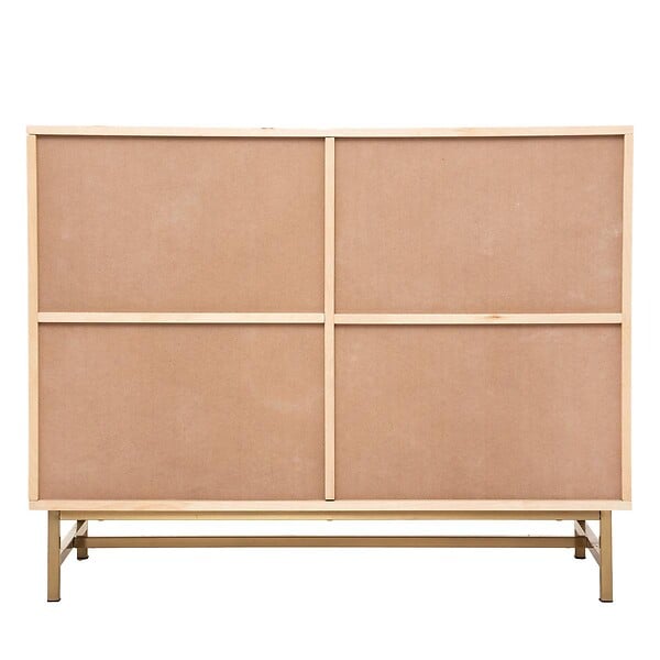 ATMOSPHERA - Buffet 2 portes "Rayo" cannage rotin 100x79cm - large