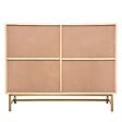 ATMOSPHERA - Buffet 2 portes "Rayo" cannage rotin 100x79cm - vignette