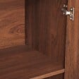 ATMOSPHERA - Buffet 2 portes 1 étagères Wany marron 80x40cm - vignette